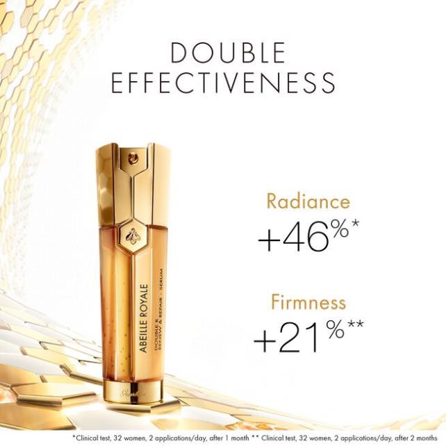 Sample Serum Sữa ong chúa Guerlain Abeille Royale Double R Renew Repair 0.6ml [Bill SEPHORA]
