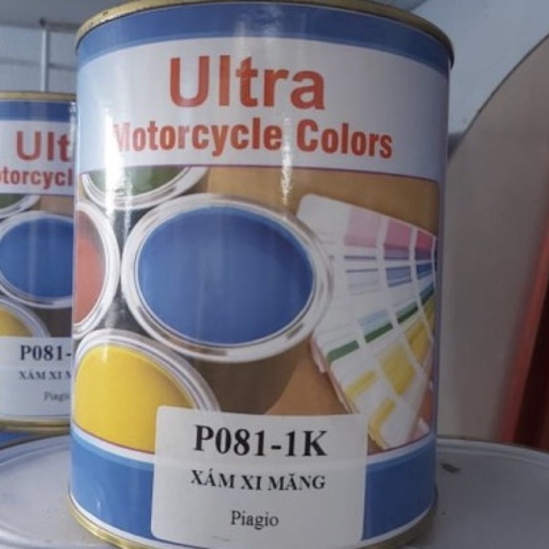 Sơn xe máy Vespa màu Xi măng P081-1K Ultra Motorcycle Colors