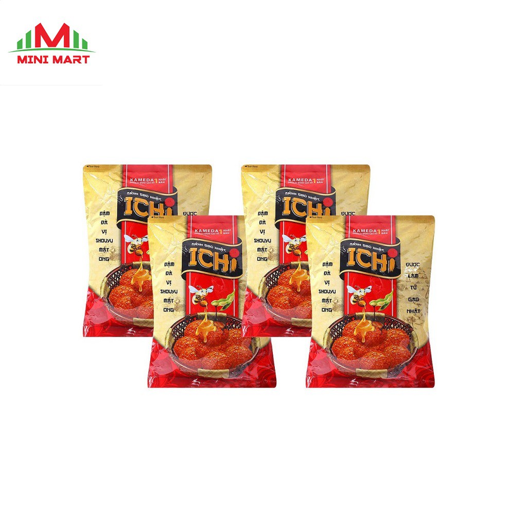 COMBO 4 GÓI BÁNH NHẬT ICHI 100g