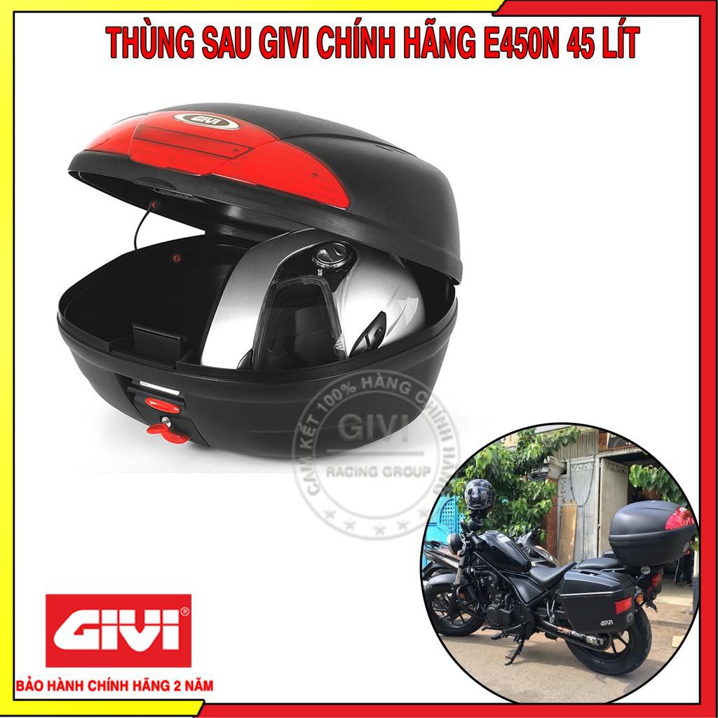 🔥Thùng Sau Givi Chính Hãng E450N 45 Lít - BH 2 Năm Và Miễn Phí Lắp Đặt Tại Cửa Hàng