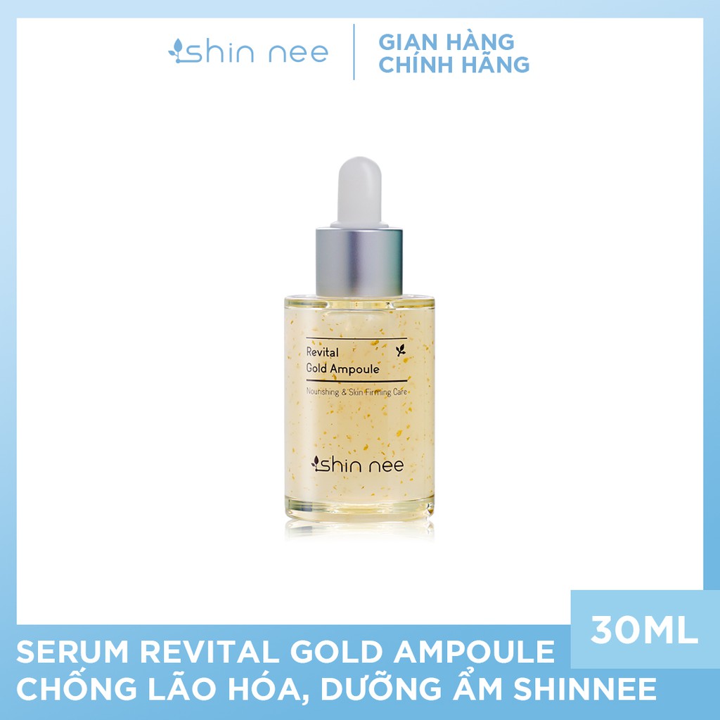 Serum chống lão hóa và nuôi dưỡng da Shin nee Revital Gold Ampoule 30ml