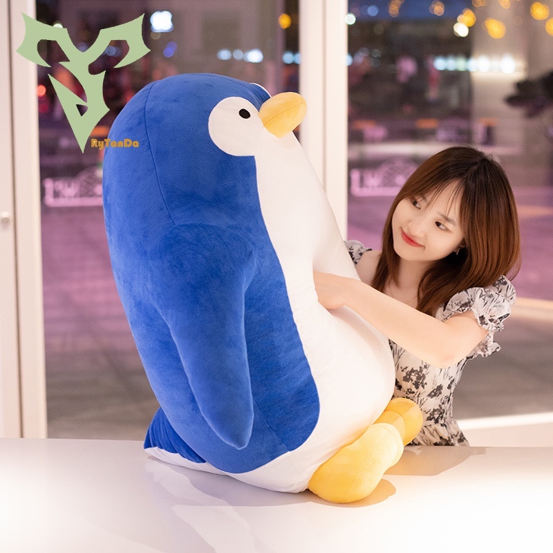 1：1Phục hồi các nhân vật hoạt hình ✨ Siêu lớn  SPY X FAMILY tập Người bạn mới của Anya là con chim cánh cụt đáng yêu cỡ 85cm Sản phẩm mới
