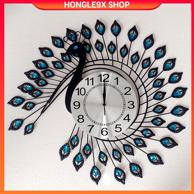 Đồng hồ treo tường chịm công trang trí DHC06   Kim trôi