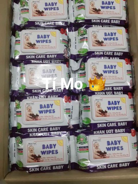 Khăn giấy ướt baby không mùi 80GR