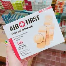 Băng cá nhân hộp 100 miếng AID FIRST