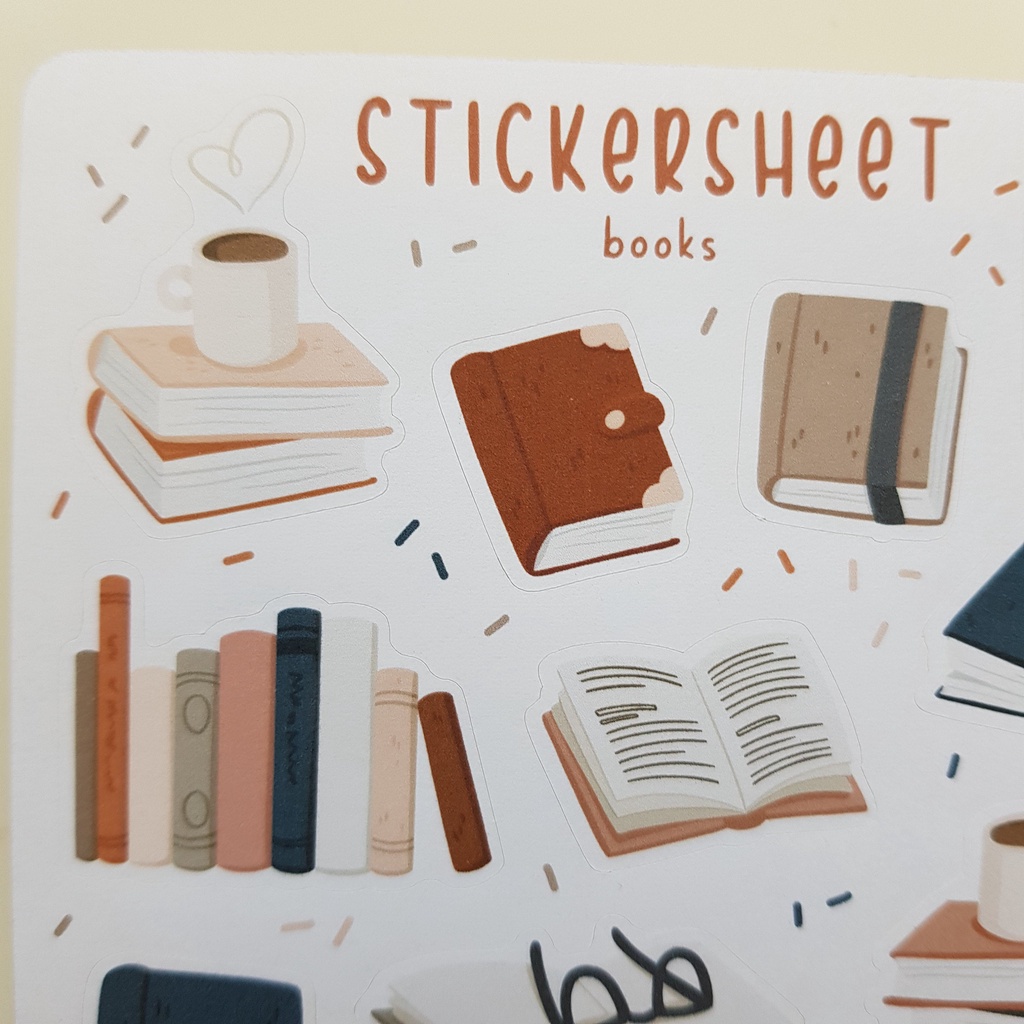 Sticker Trang Trí Sổ - Chủ Đề Trường Học - SS BOOK - Sổ Đựng Card - Trang Trí LOMO - Trang Trí TOPLOADER