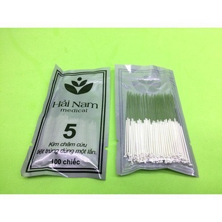 Kim châm cứu Hải Nam các số (Gói 100 chiếc)