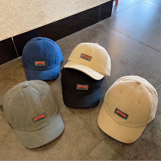 Mũ lưỡi trai nam và nữ vành ngắn làm bằng chất liệu cotton thời trang