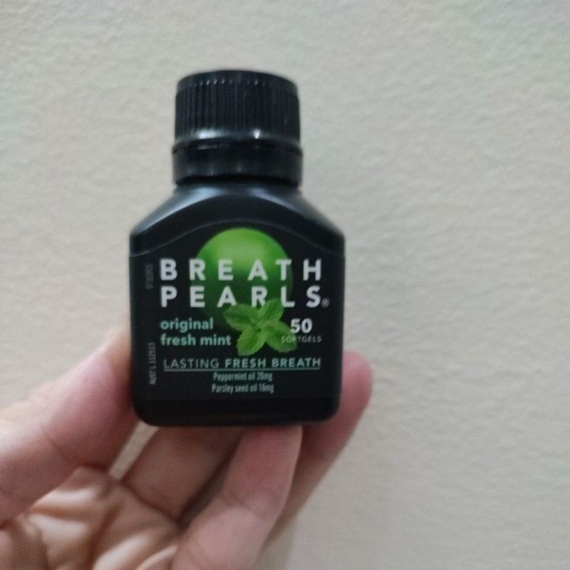 Viên thơm miệng Breath Pearls 50 viên của úc