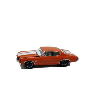 Greenlight 1:64 Chevrolet Chevelle SS 1972 Orange Diecast Model Car No Box