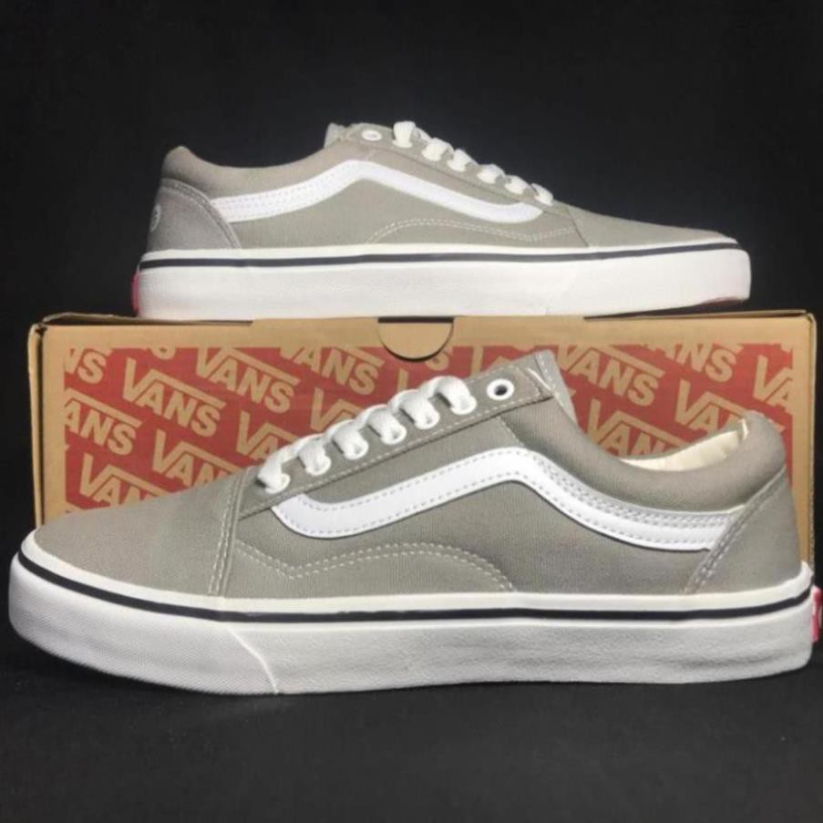 Giày thể thao nam nữ vans old sckool màu xám,giày vans nam nữ full size 36-43 hàng vnxk | BigBuy360 - bigbuy360.vn