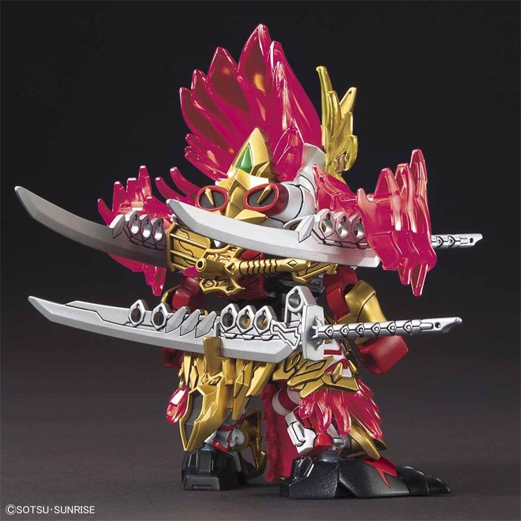 Mô hình lắp ráp Bandai Gundam SD Tam Quốc Chuangjie Chuan Sun Quan Heresy Red