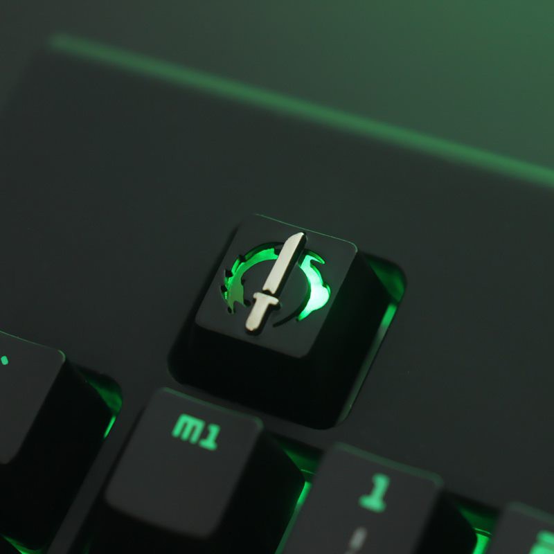 Keycap Diecast Kim Loại Các Mẫu - Double Shot, Xuyên LED