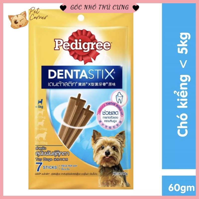 Xương gặm Pedigree Dentastix sạch răng, bổ sung canxi cho chó