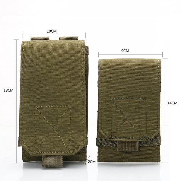 Túi đựng điện thoại 5.5-6.0 inches họa tiết rằn ri phong cách quân đội