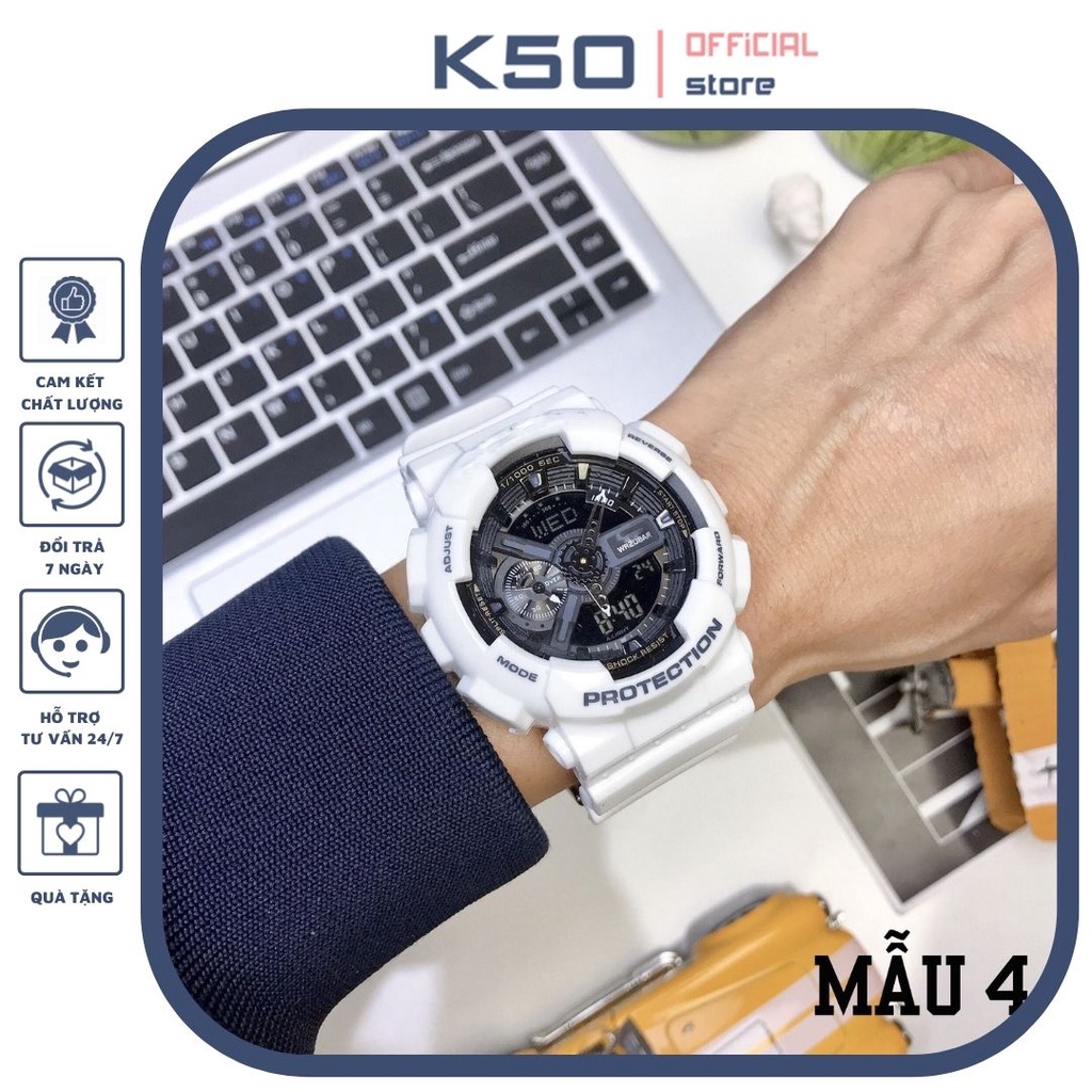 Đông hồ thể thao Nam Nữ unisex kim điện tử GS