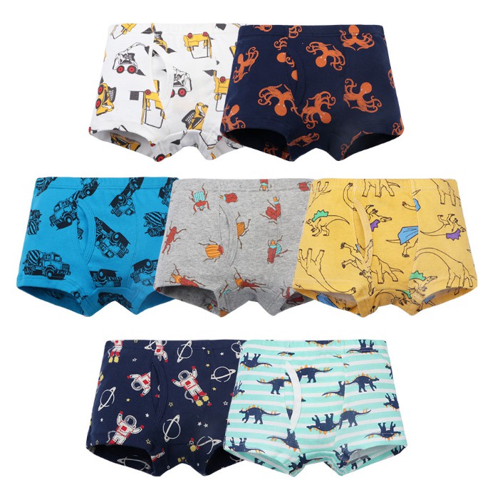 [ HÀNG HOT]  Set 3 Quần chip đùi , quần lót bé trai hàng cao cấp 100% cotton [ Giao màu Ngẫu Nhiên]