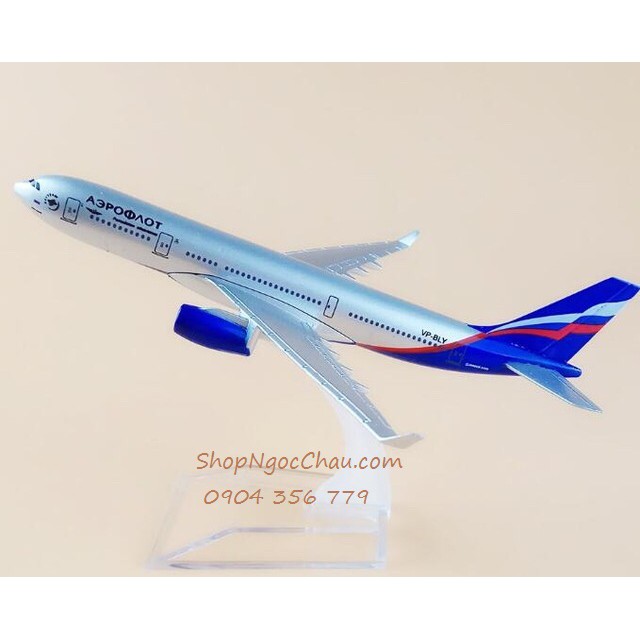 Mô hình máy bay tĩnh A330 Aeroflo (Nga) 16cm