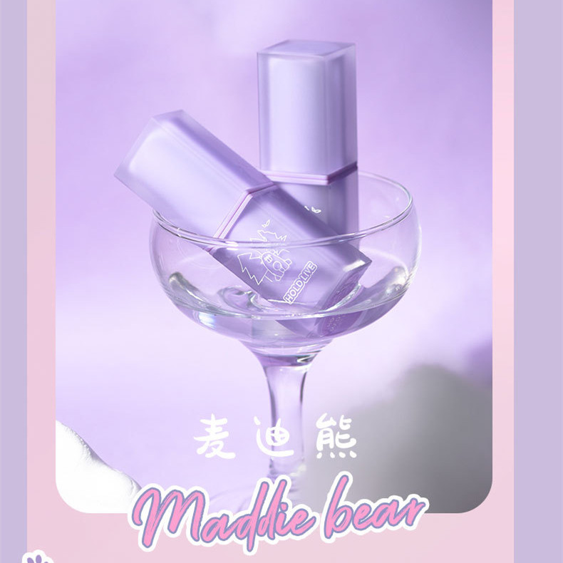 [HOT  sale ] Son Kem Lì Nội Địa Trung  Hold live  vỏ họa tiết gấu tím xinh xắn hợp thời trang  Nội Địa Trung | BigBuy360 - bigbuy360.vn