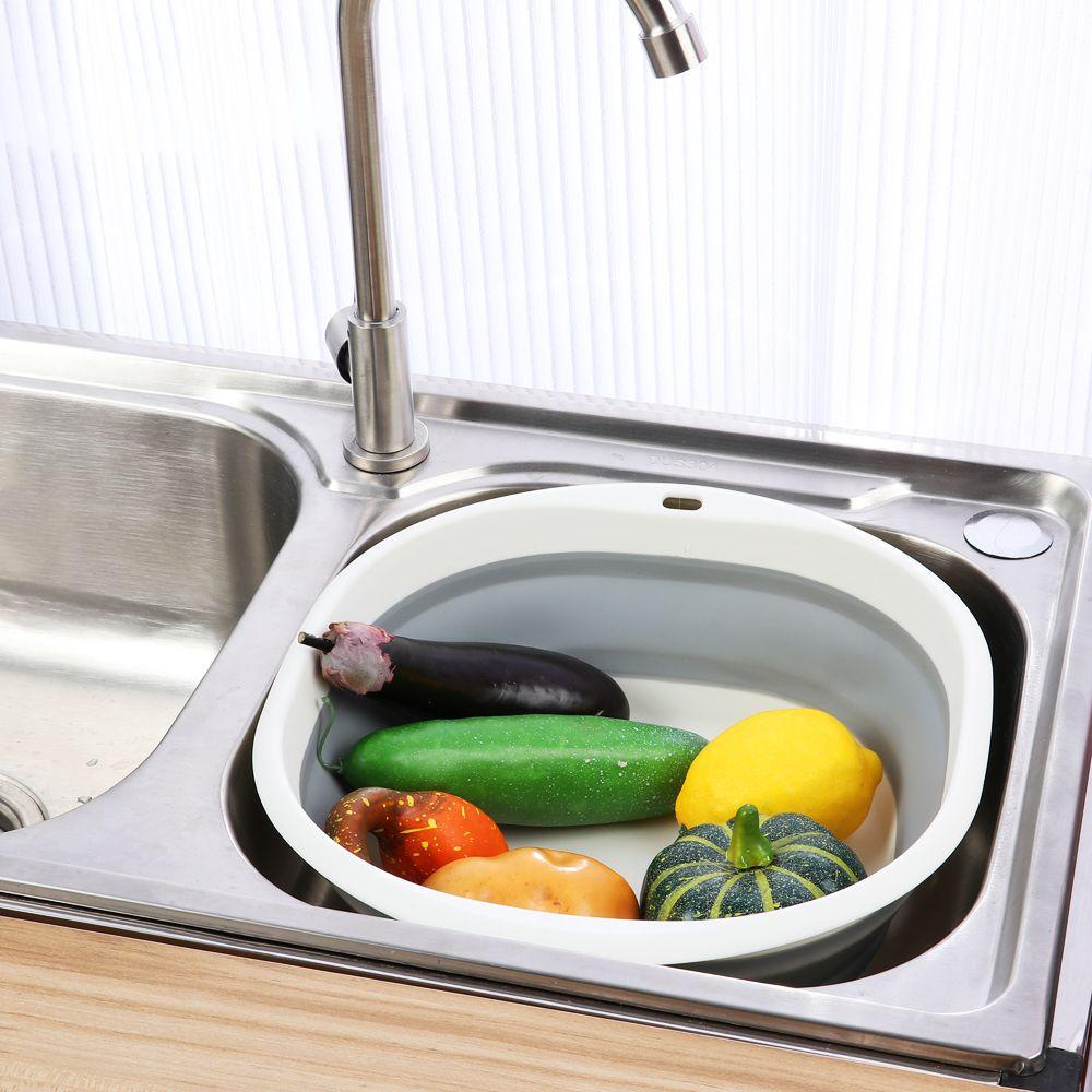 Chậu Rửa Đa Năng Nhiều Kích Cỡ Có Thể Gấp Gọn Tiện Dụng Mang Theo Du Lịch / Cắm Trại