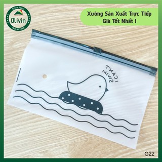 Túi kéo khóa zip cao cấp Olivin G22