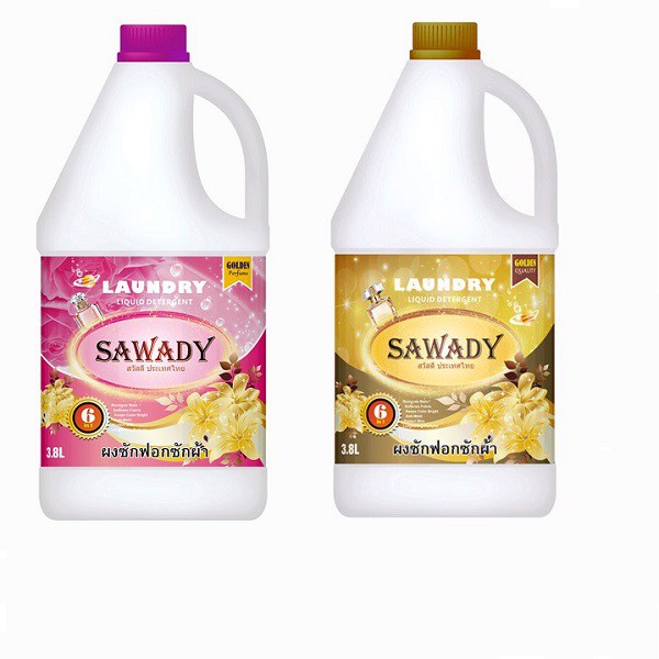 Sạch- thơm quý phái nước giặt xả 6 in 1 sawady thái lan 3,8l cao cấp - ảnh sản phẩm 3