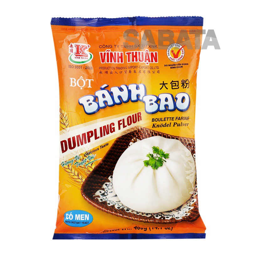 Bột làm bánh bao Vĩnh Thuận 400g | BigBuy360 - bigbuy360.vn