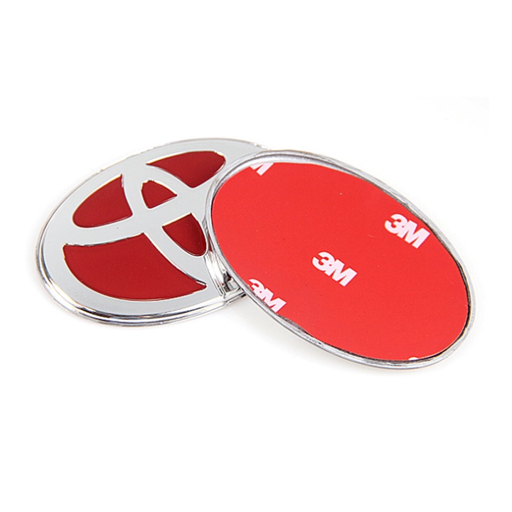 Logo biểu tượng vô lăng xe ô tô Toyota, kích thước 68*48mm mã LGVL-TO - HÀNG CÓ SẴN