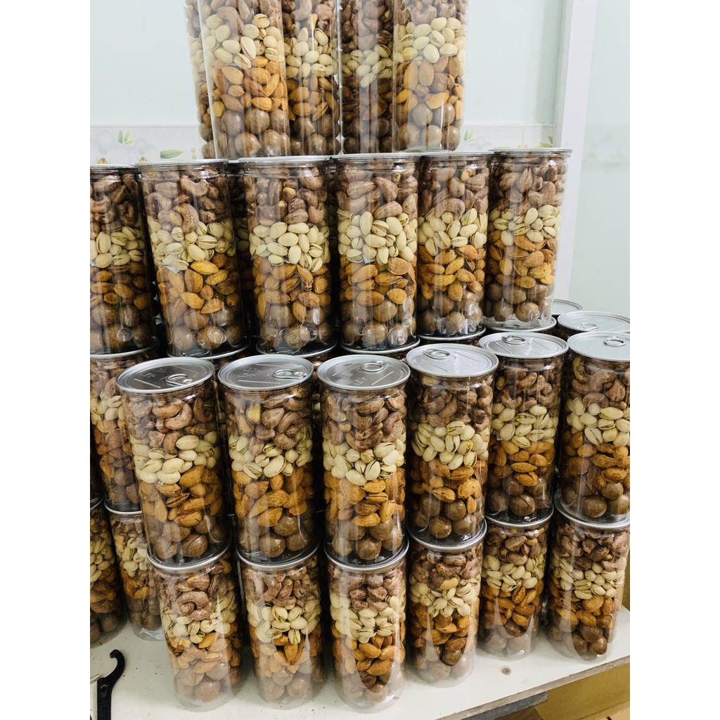 Mixed Nuts 4 in 1😽 Hạt Nhập Khẩu Ăn Vặt Giàu Dưỡng Chất 500g