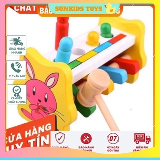 Đập chuột con thỏ cho bé
