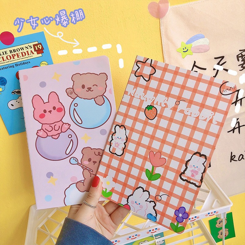 Vở kẻ ngang A5 phong cách Hàn Quốc cute K13 Taro Stationery