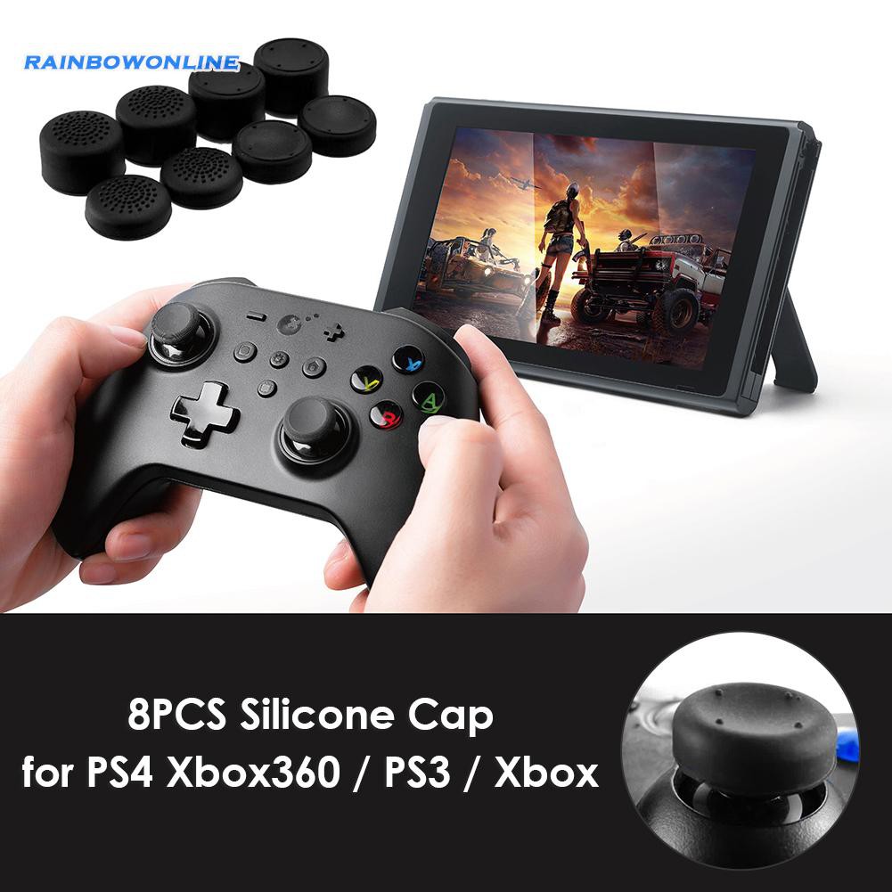 Set 8 Nút Silicon Bọc Nút Bấm Tay Cầm Chơi Game Ps4 / Xbox 360 / Ps3 / Xbox