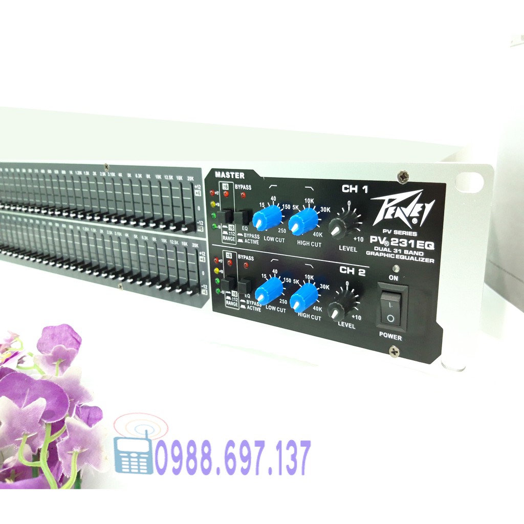 lọc xì Peavey 231EQ - lọc âm thanh cao cấp equalizer