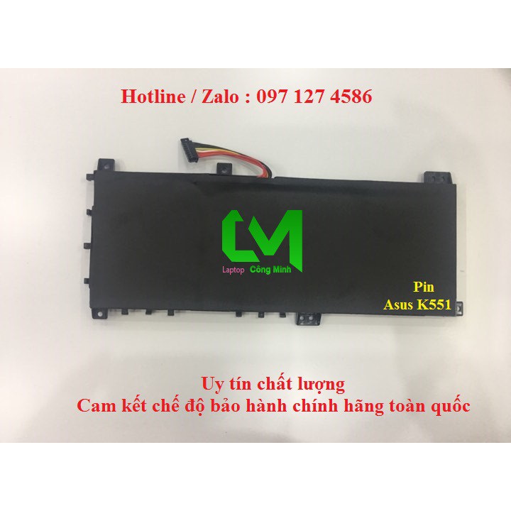 Pin Laptop Asus K551 K551L K551LA K551LB K551LN - BH 9 tháng