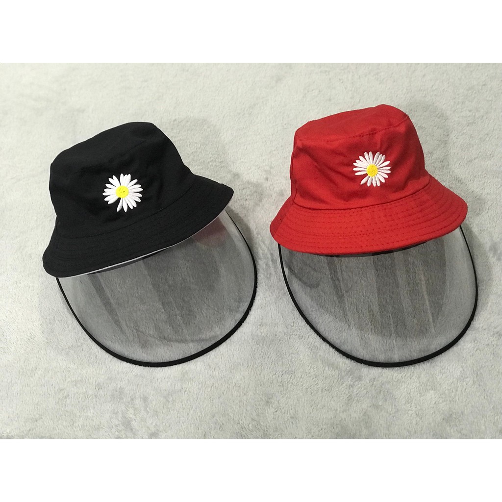 Mũ chống dich thêu hình hoa cúc nhiều màu thời trang Everest