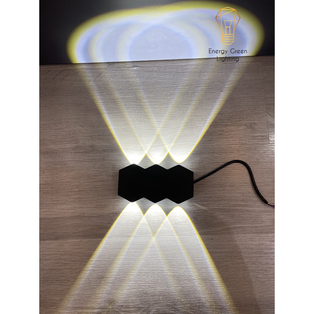 Đèn Hắt Tường Energy Green Lighting Chống Nước 2 Đầu Chiếu Sáng DT-2269 4W-6W Ánh Sáng Trắng/Vàng/Nhiều Màu