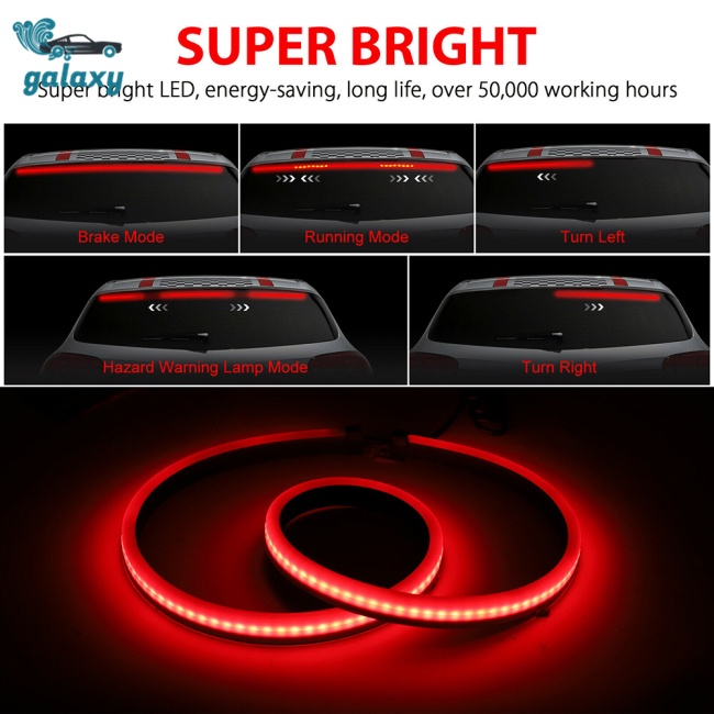 Galaxy Dải Đèn Led Cảnh Báo Gắn Đuôi Xe Hơi Trang Trí