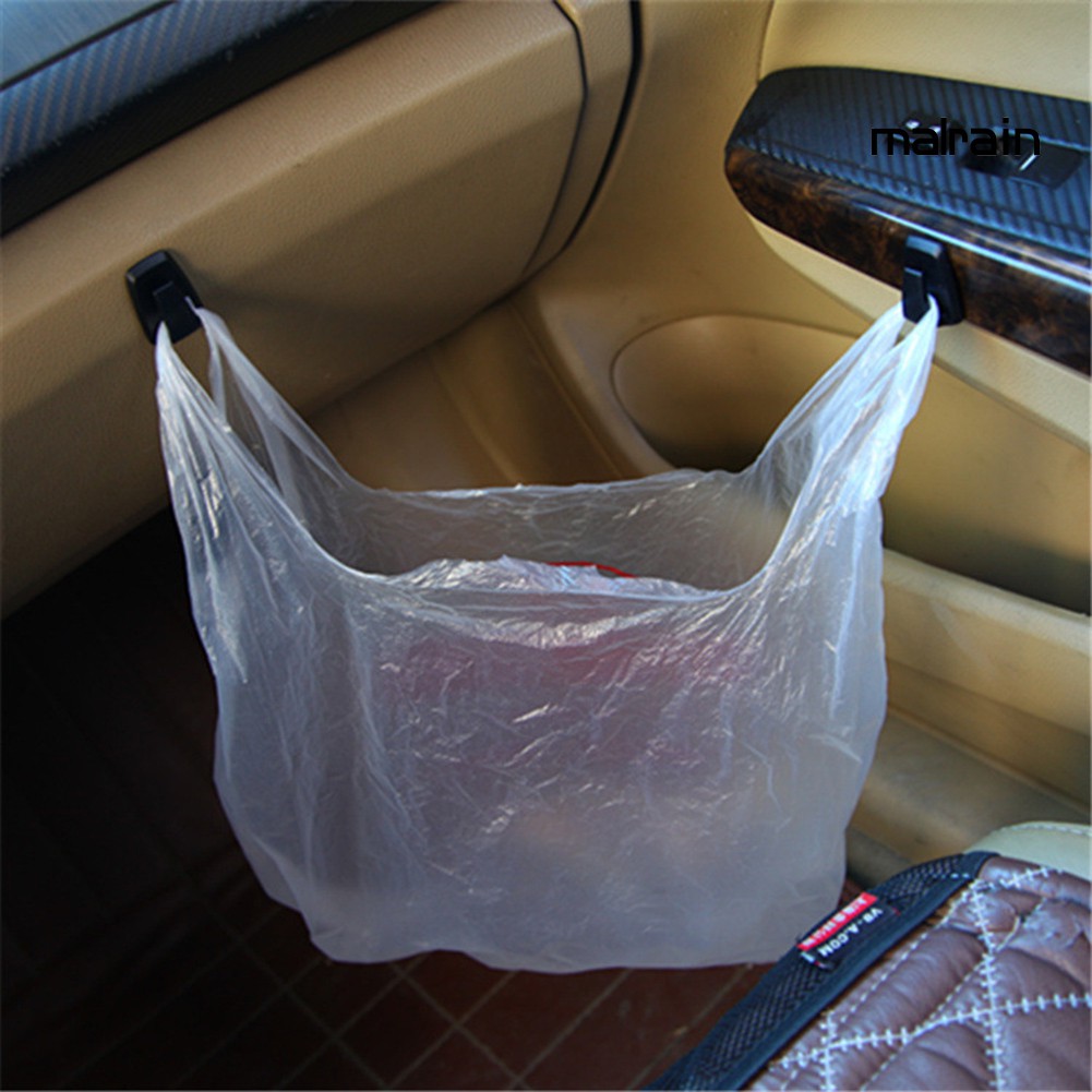 Set 3 móc treo túi rác tiện lợi cho xe ô tô