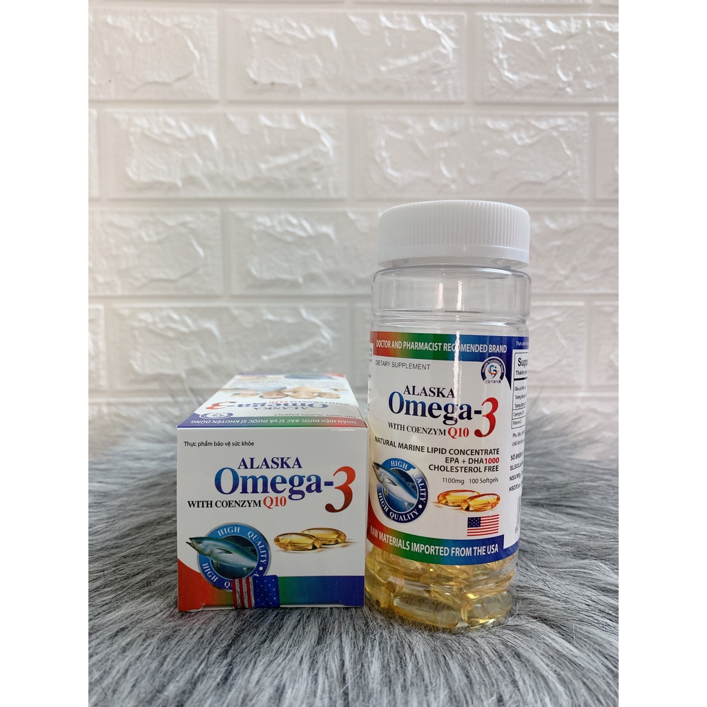 DẦU CÁ OMEGA3 WITH COENZYM Q10 (100 viên)