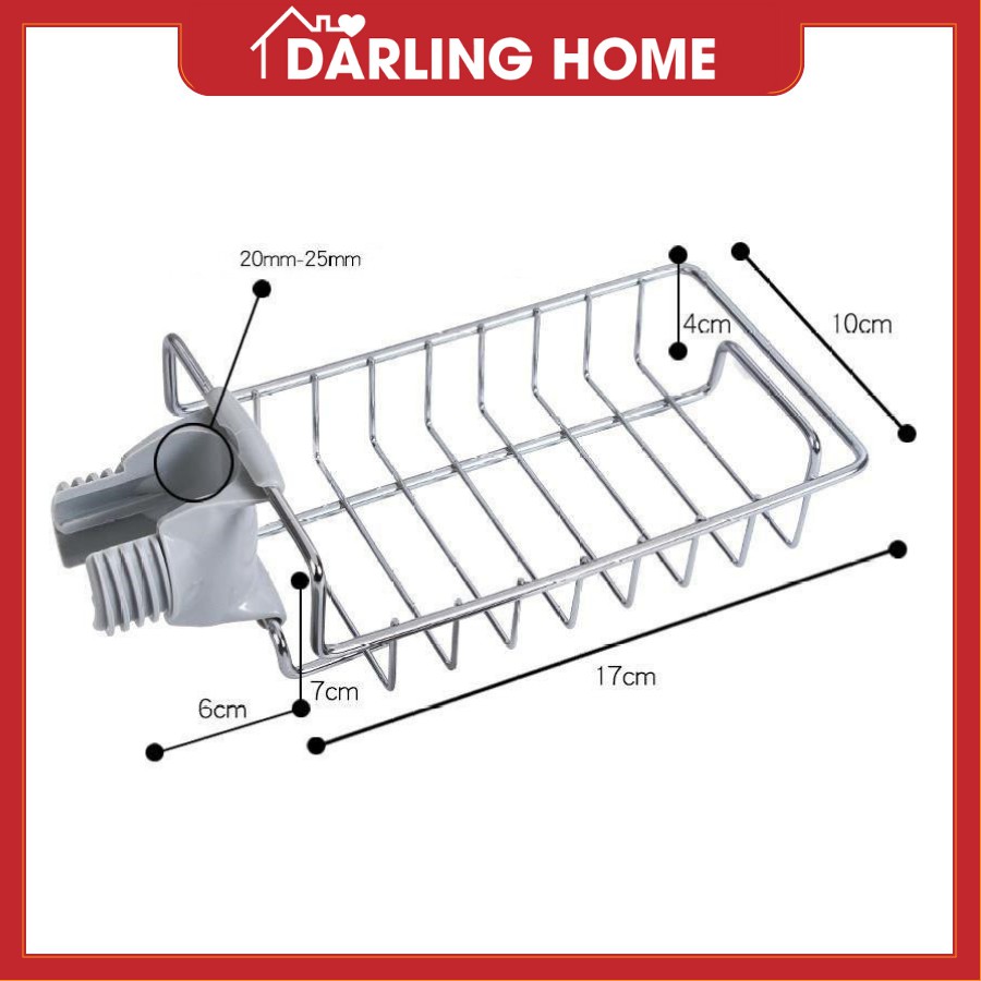 Kệ Đựng Đồ Rửa Chén, Giá Để Đồ Rửa Bát Inox Tiện Lợi Darling Home