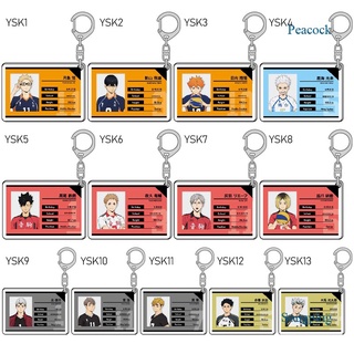 Móc khóa nhựa acrylic in hình anime Haikyuu Oikawa Shoyo Tooru Kozume Kenma