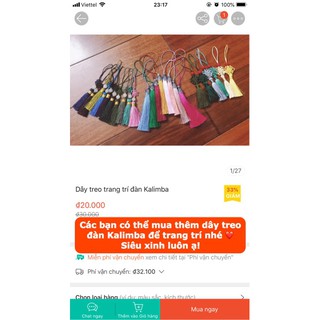 ĐÀN KALIMBA ARES ĐỦ MÀU SẮC (Có video thực tế sản phẩm) [DHA]