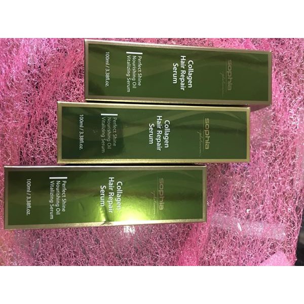 TINH DẦU PHỤC HỒI TÓC SOPHIA  COLLAGEN HAIR REPAIR SERUM