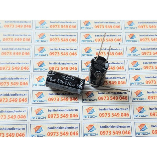 [ Combo 20 chiếc ] Tụ hóa 470uF 50V kích thước 10x22mm