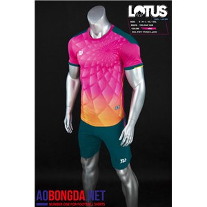 Đồ đá banh chất xịn mát không logo Bulbal Lotus form áo chuẩn đẹp, bền màu cao