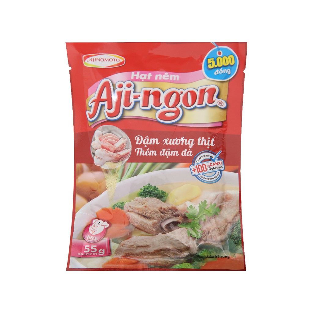 Hạt nêm vị heo Aji-ngon gói 55g