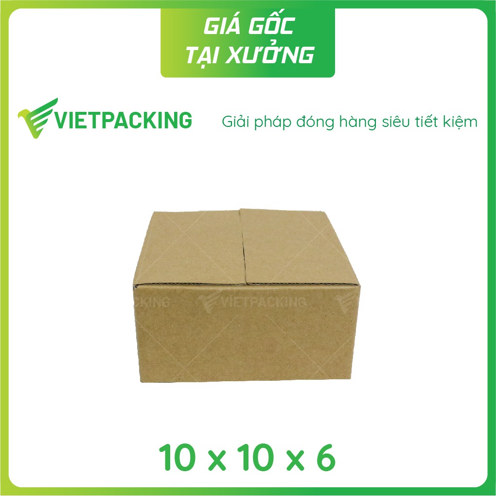 [Siêu rẻ] 50 hộp carton đụng phụ kiện, son size 10x10x6