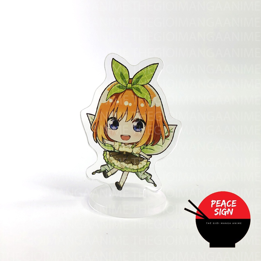 ( FAIRY ) Standee mini Gotoubun No Hanayome ver TIÊN mô hình NHÀ CÓ NĂM NÀNG DÂU anime chibi mica trưng bày