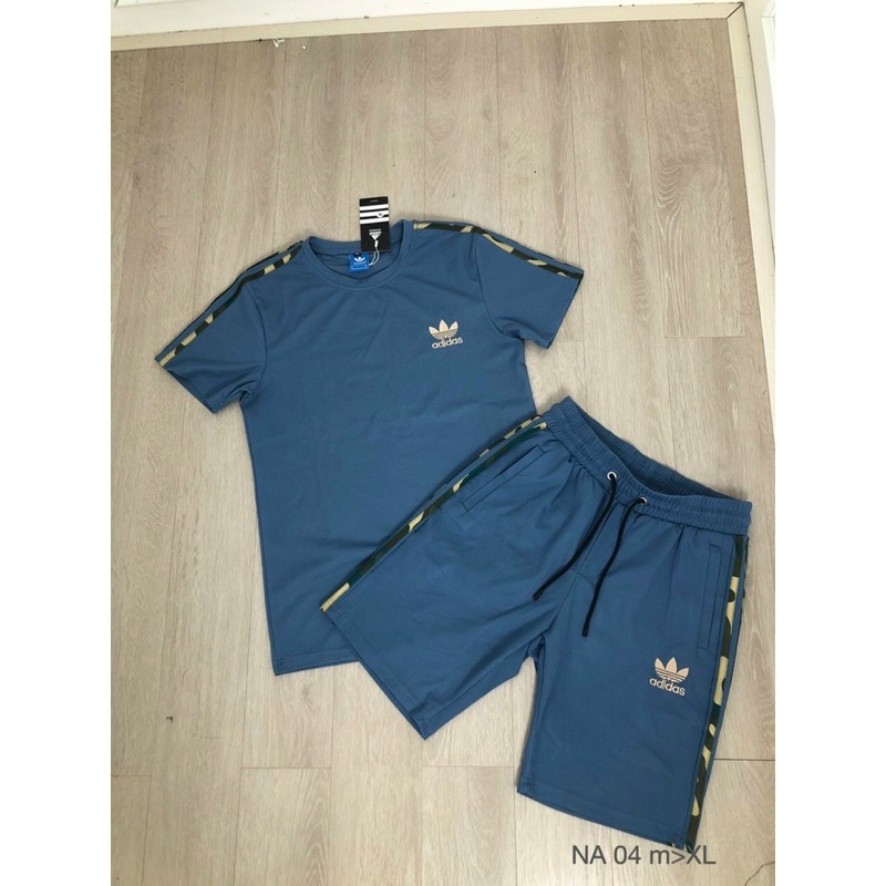 Bộ thể thao nam adidas hè 2021 mẫu mới nhất chất cottonata thấm hút mồ hôi | BigBuy360 - bigbuy360.vn