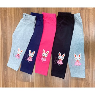 Quần legging bé gái cotton 100% co dãn 4 chiều